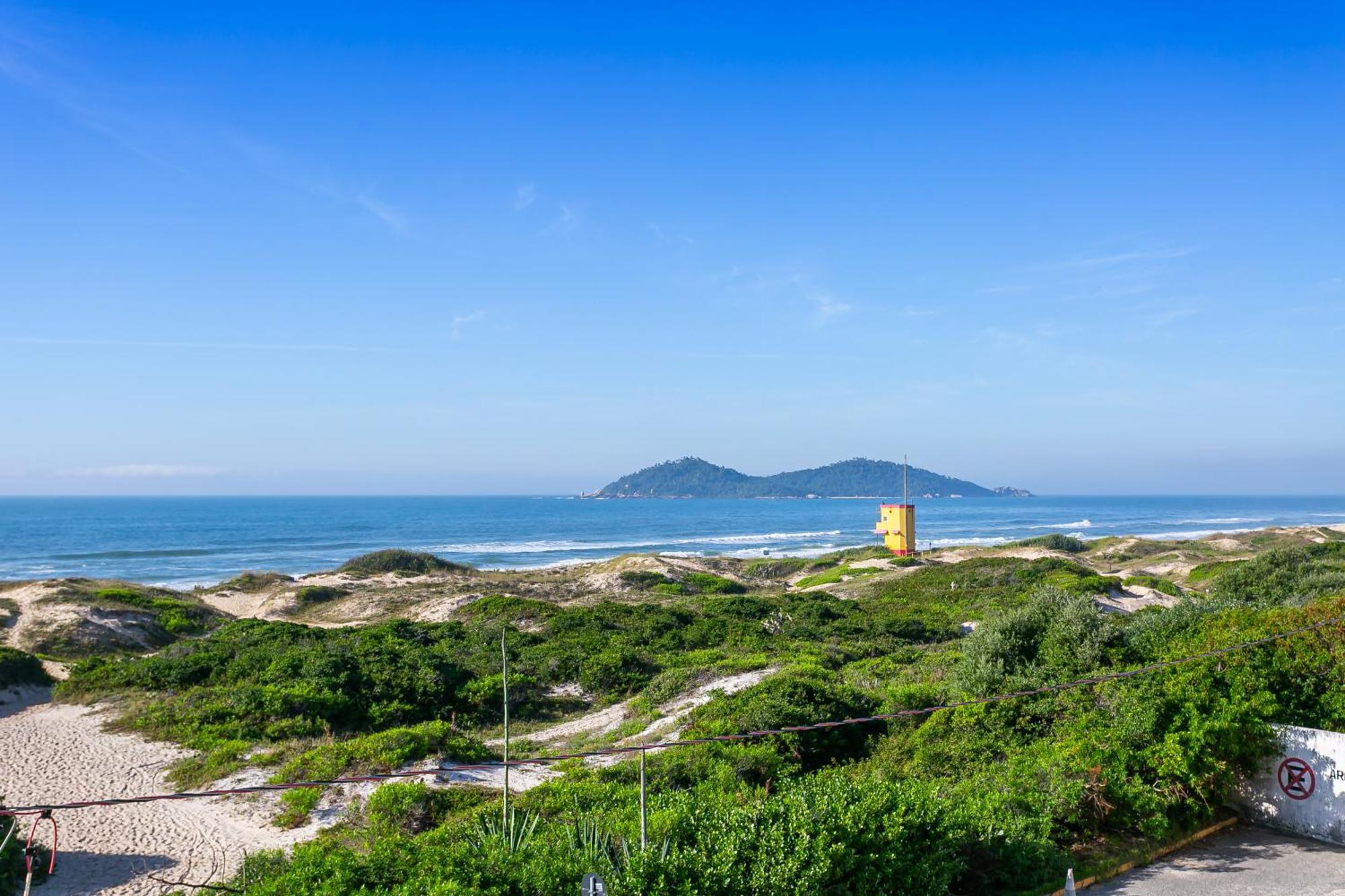 Apartamento Vista Mar No Novo Campeche ฟลอเรียนอโปลิส ภายนอก รูปภาพ
